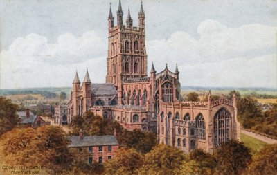 Gloucester Cathedral, from the East by Alfred Robert Quinton